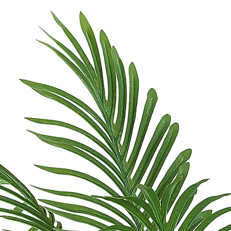 Artificial Palm Tree - Large Faux Potted Tropical Plant for Indoor or Outdoor Decoration (Set of 2)