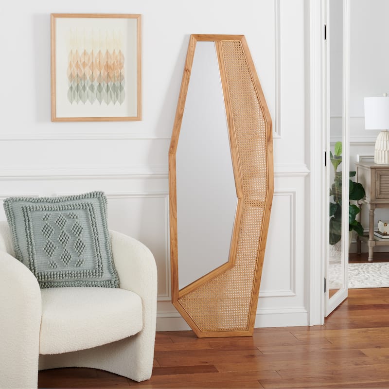 SAFAVIEH Jalen 24" Mirror - 24" W x 1" D x 68" H