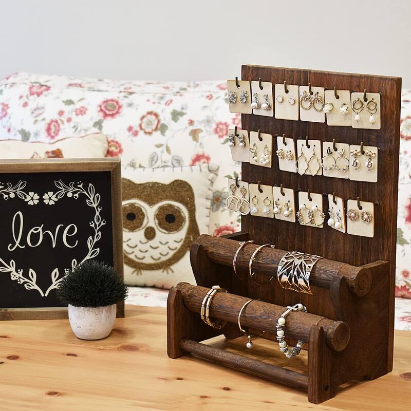 Wood Board Jewelry Earring Display Stand S Bed Bath & Beyond 38387026
