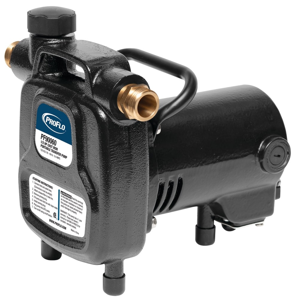 PROFLO PF90060 Cast Iron Portable Transfer Pump