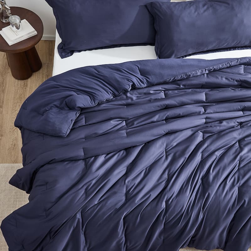 Bamlin Butter - Coma Inducer® Oversized Cooling Comforter Set - Navy Eclipse