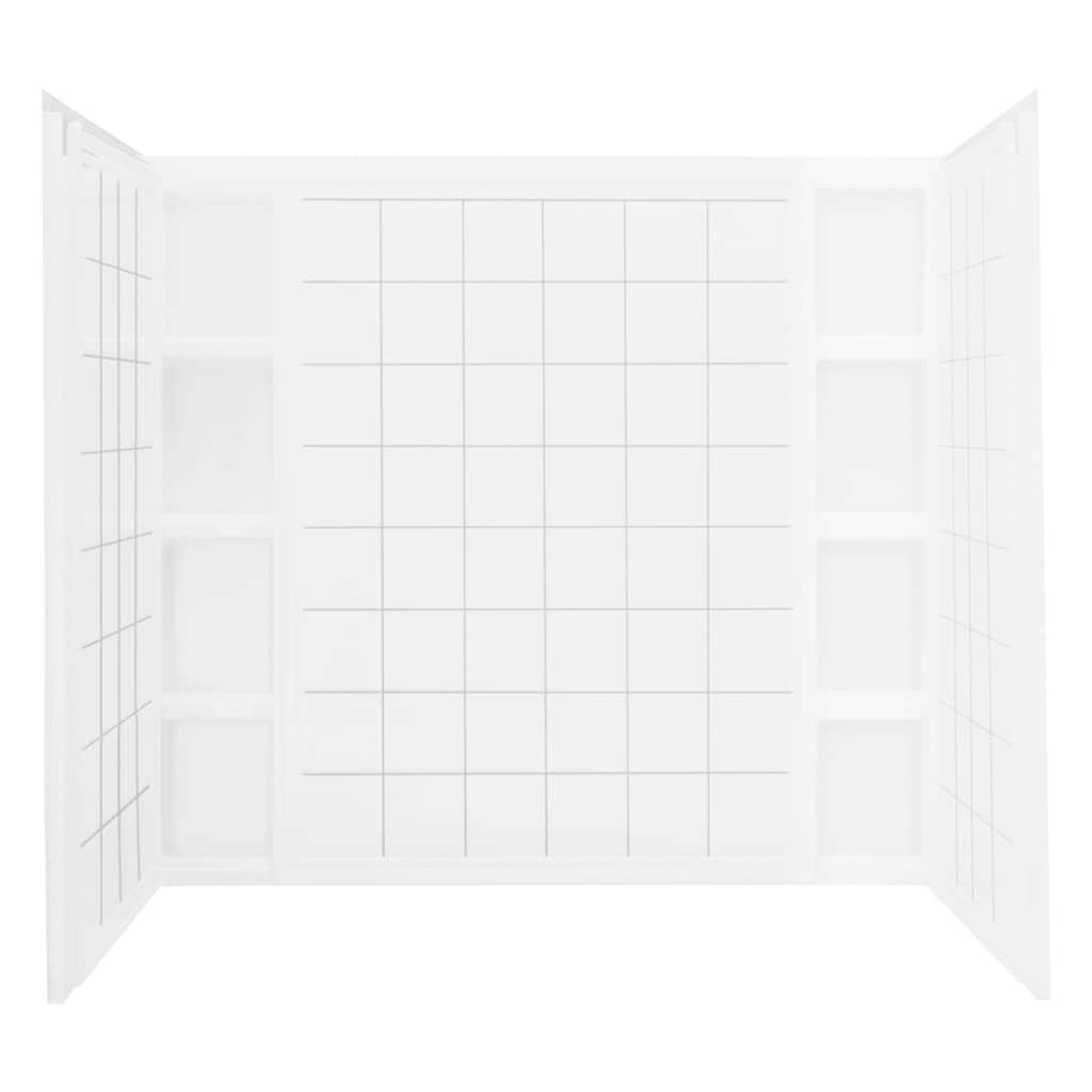 Sterling 71114106 Ensemble 54-1/4" x 60" x 43-1/2" Vikrell Shower Wall