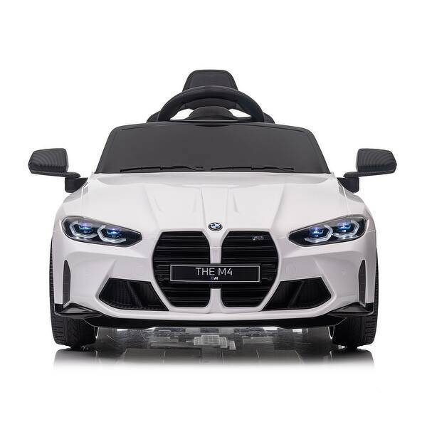 slide 2 of 120, Kids BMW Electric Ride-On Car with Front and Rear Lights, Music, and High/Low Speed, Ages 3-8