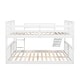 preview thumbnail 1 of 22, Muti-Functional Full Over Full Wooden Bunk Bed with Ladder with Slide White