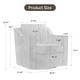 preview thumbnail 60 of 101, Modern Swivel Upholstered Armchair Accent chair Set of 2