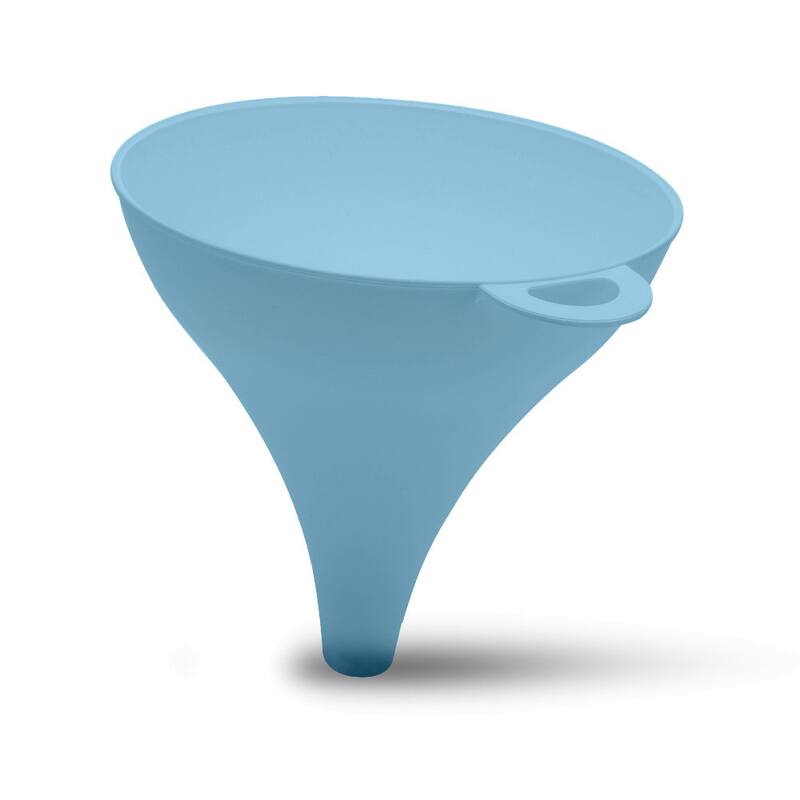 YBM Home Plastic Funnel for Liquid Transfer Grade - 4.5x4.5 - Blue set of 1