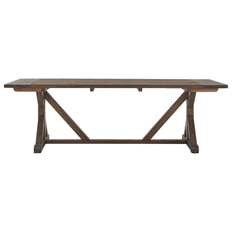 Paloma Antique Oak or Brown Reclaimed Wood Dining Table by iNSPIRE Q Artisan