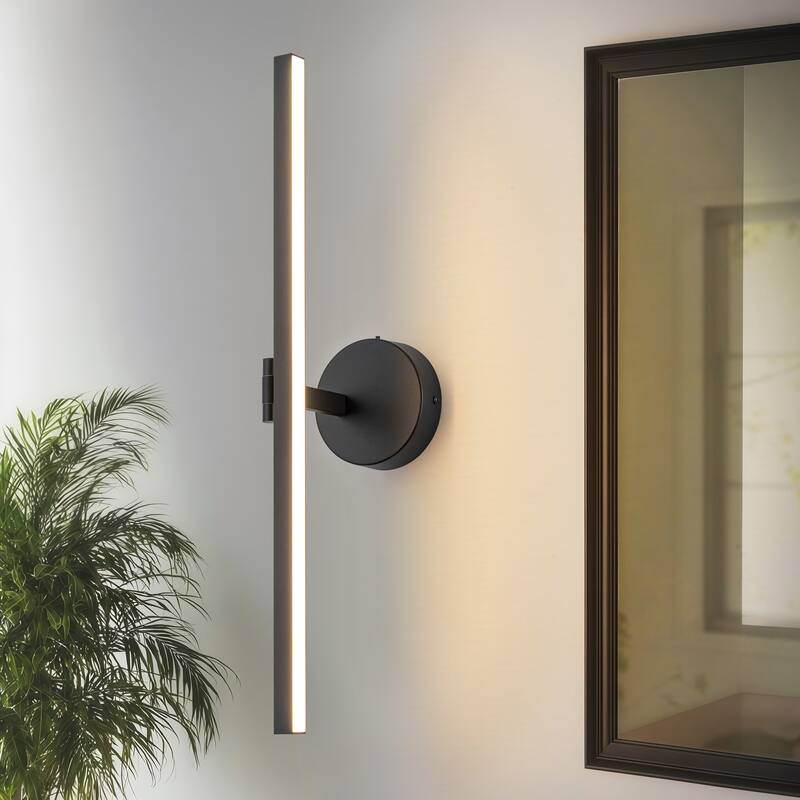 Starsky Minimalist Linear Adjustable LED Vanity Light Dimmable Metal Wall Sconce