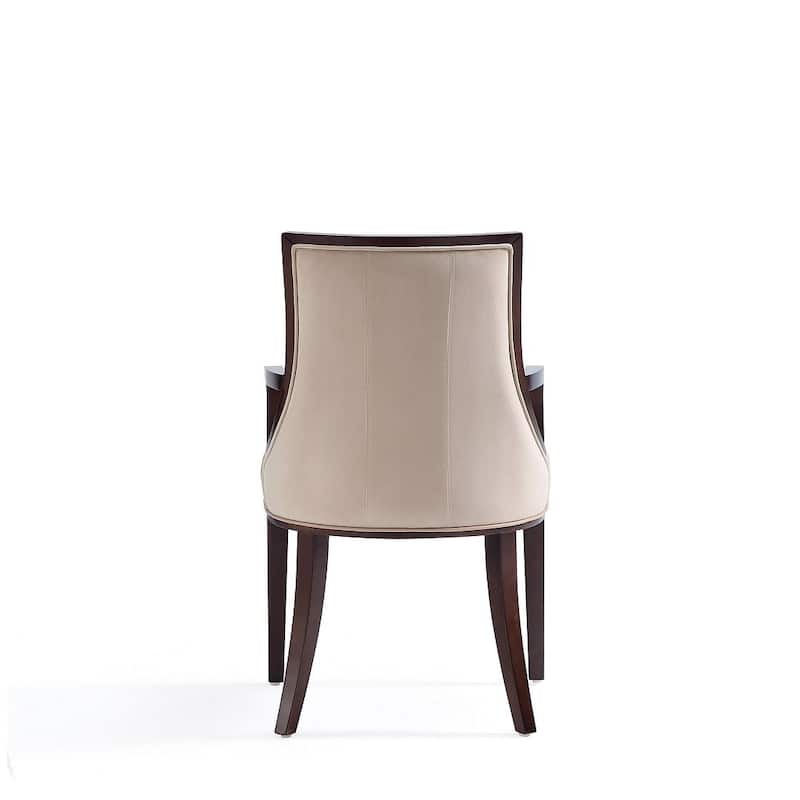 Fifth Avenue Traditional Faux Leather Dining Armchair
