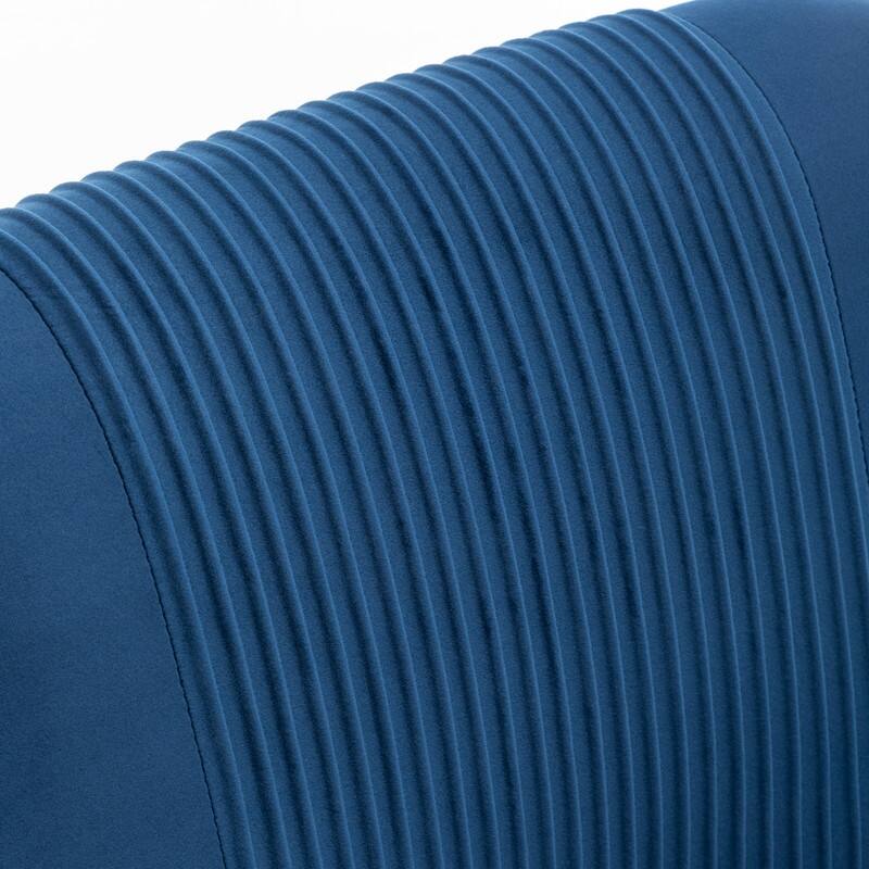 Modern Contempoary Velvet Dining Chair Set of 2 with Metal Frame Legs and Back Pull