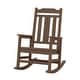 preview thumbnail 12 of 174, Outdoor Patio HDPE Rocking Chiar, Extra Wide Seat & Backrest Pale Brown
