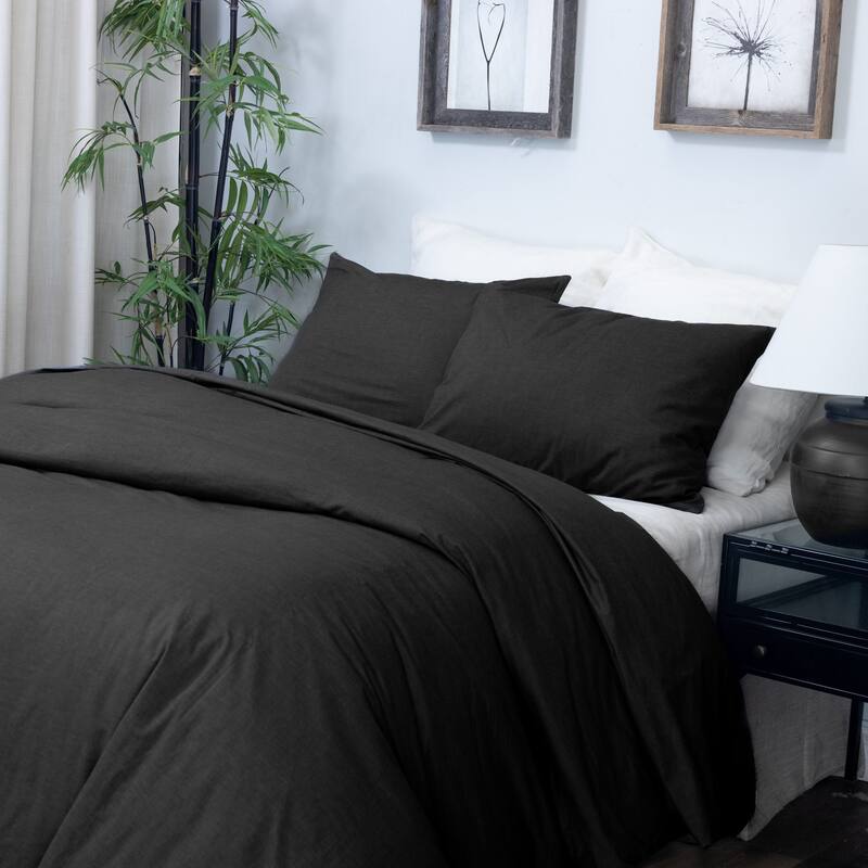 Sensa Duvet Cover, Charcoal, Set