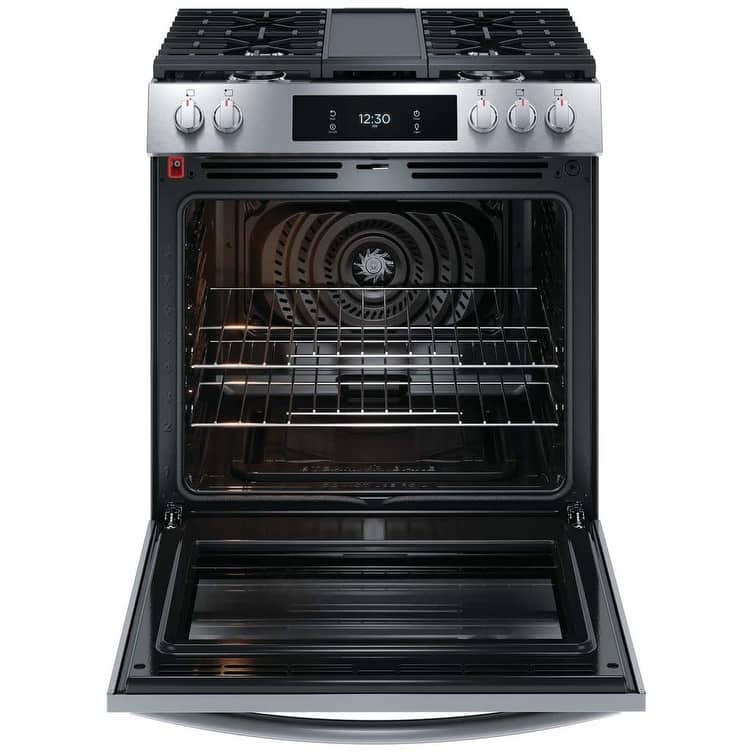 Frigidaire GCFG3060B 30" Wide 6.1 Cu. Ft. Gas Range with Air Fry and
