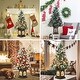 preview thumbnail 8 of 6, 3FT Prelit Snow Flocked Christmas Tree with Prelit Premium 78 LED 8 Mode Battery Powered_2pack - 3FT 2Pack