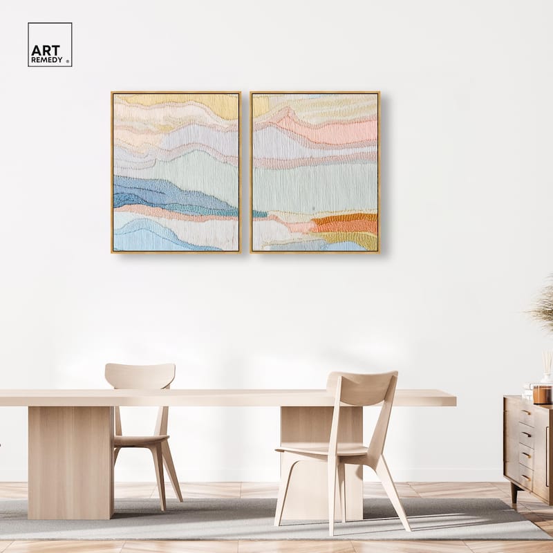 Gentle Breeze II Canvas Set of 2 by Art Remedy