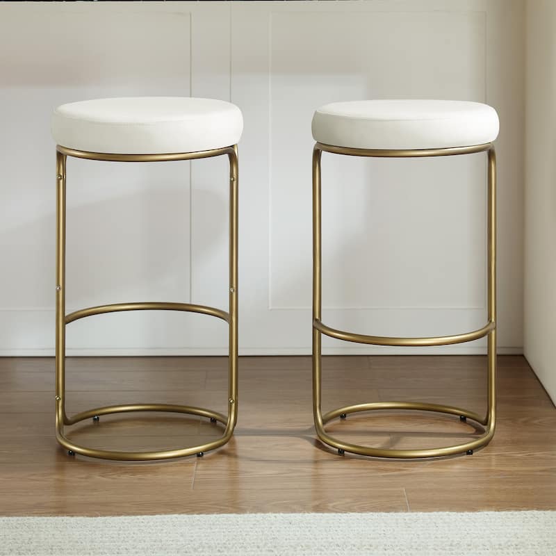 Crosley Carson 2-Piece Counter Height Bar Stool Set