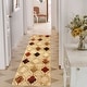 preview thumbnail 153 of 160, Superior Viking Contemporary Geometric Trellis Indoor Runner or Area Rug 2' 7" x 8' - Beige