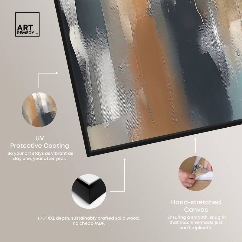 Vertical Rush Canvas Set of 2 by Art Remedy