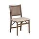 preview thumbnail 9 of 27, Linon Beulah Rattan Folding Dining Chair