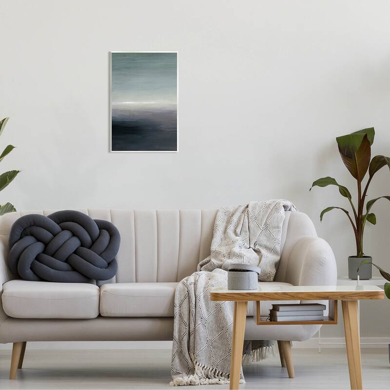 Stupell Dark Abstract Landscape Horizon Wall Plaque Art, Design by Grace Popp