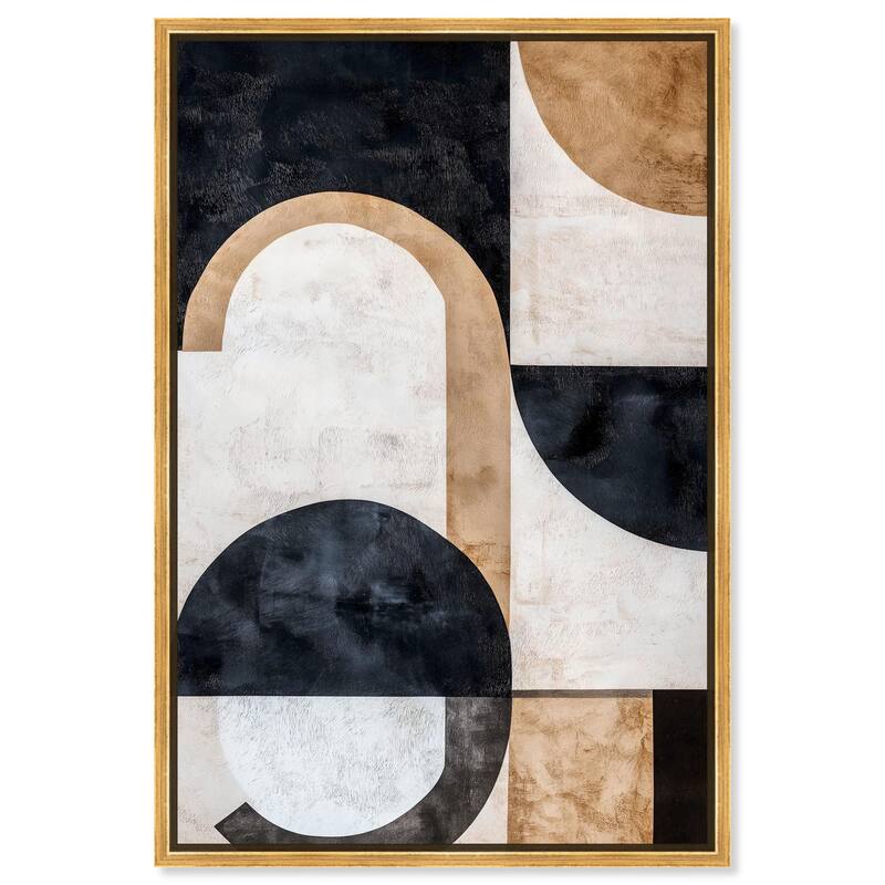Arching Forms I Canvas by Art Remedy - Gold - 30" x 45"