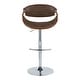 preview thumbnail 31 of 70, Carson Carrington Kanteborg Adjustable Bar Stool with Rounded T Footrest (Set of 2)