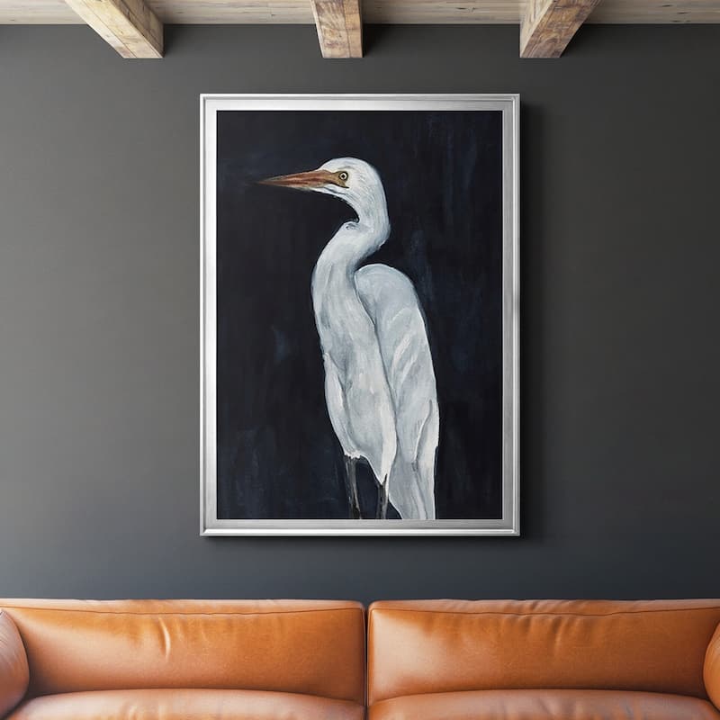 Calm Great Egret I Premium Framed Print - Ready to Hang