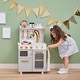preview thumbnail 1 of 16, Teamson Kids Little Chef Memphis Wooden Play Kitchen with Accessories - 19.76" L x 11.73" W x 31.5" H Grey