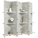 preview thumbnail 2 of 41, HOMCOM 5 Panel 67" Tall Wood Room Divider, Privacy Screen with 3 Display Shelves, and Folding Storage for Bedroom or Home Office