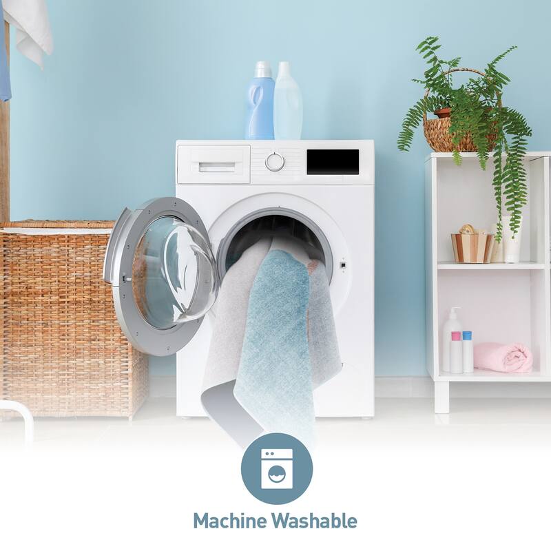 Contemporary Geometric Machine Washable Area Rug