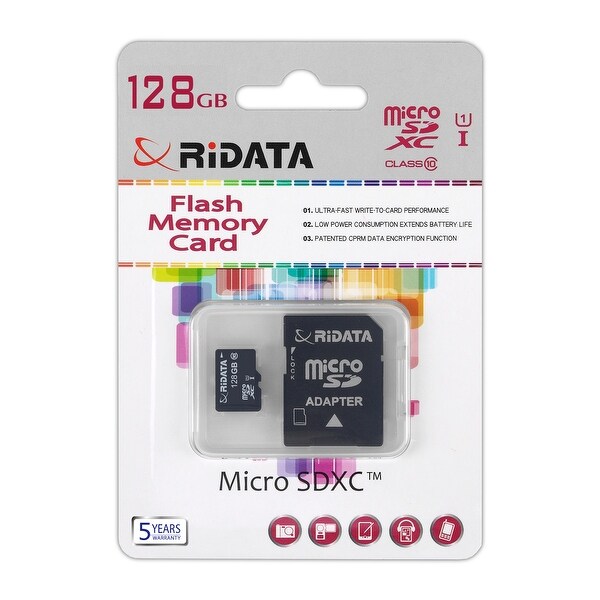 Spytec Mc-Sdcard128 Ridata 128Gb Micro-Sd Card Class 10 W/ Cryptographic Security
