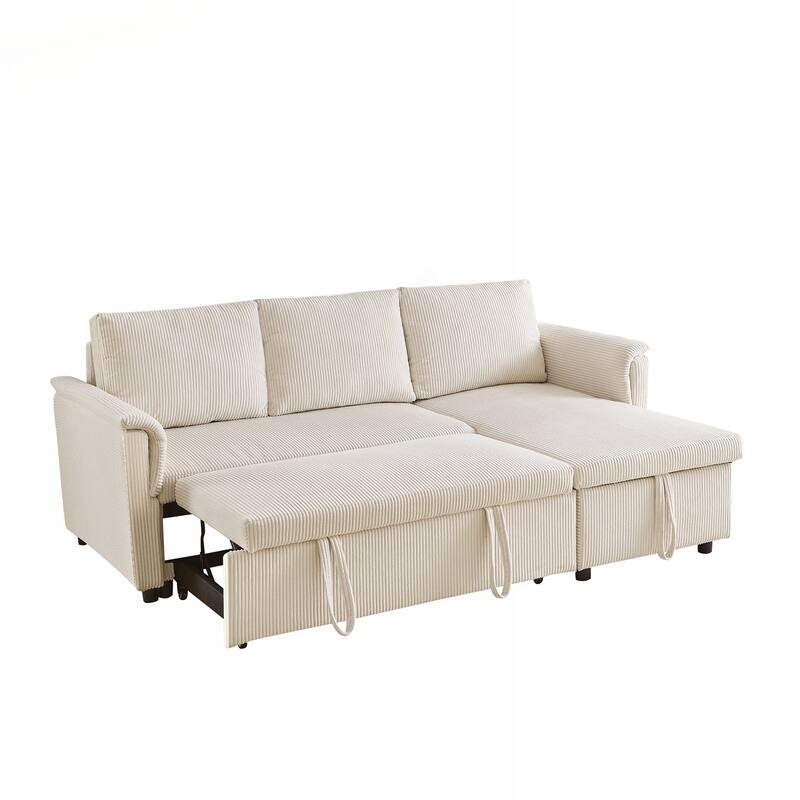 Versatile Convertible Sectional Sofa with Storage and Adjustable Backrest for Ultimate Comfort