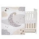 preview thumbnail 2 of 8, Lambs & Ivy Goodnight Moon 3-Piece Celestial Nursery Baby Crib Bedding Set
