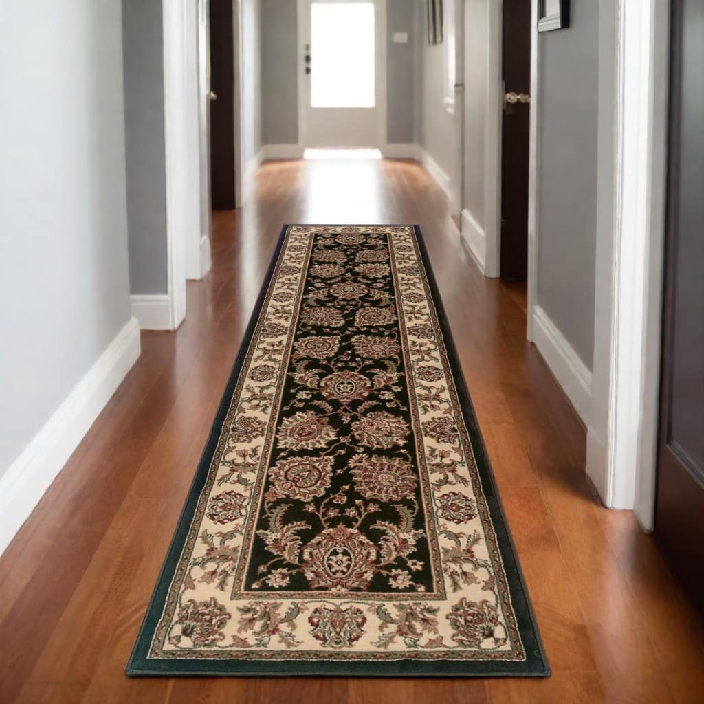HomeRoots Oriental Traditional Runner Area Rug
