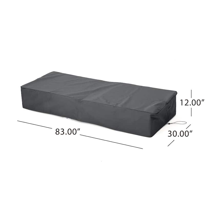 Shield Outdoor Chaise Lounge Cover (Set of 2) by Christopher Knight Home