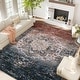 preview thumbnail 8 of 38, Ombre Vintage Area Rug Distressed Washable Living Room Bedroom Rug Indoor Carpet Ultra-Thin Soft Rug Non-Slip