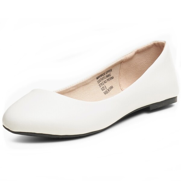 white ballerina shoes