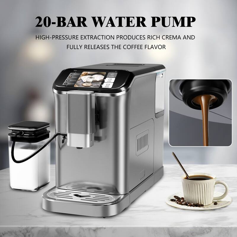 Fully Automatic Espresso Machine, 20 Bar, 1350W