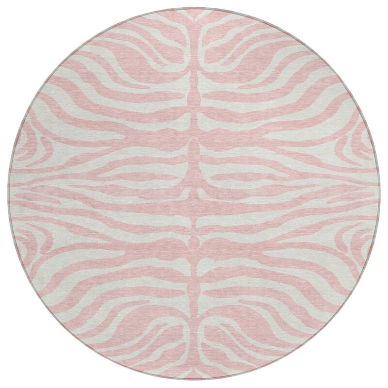 HomeRoots Animal Print Transitional Rectangle Outdoor Rug