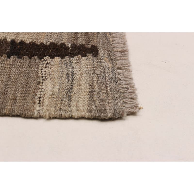 Sivas Taupe Kilim 6'1" x 8'0" - 6'1 x 8'0