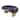 Furniture of America Luvien Modern Grey Sintered Stone Top Oval Coffee Table with Gold Legs