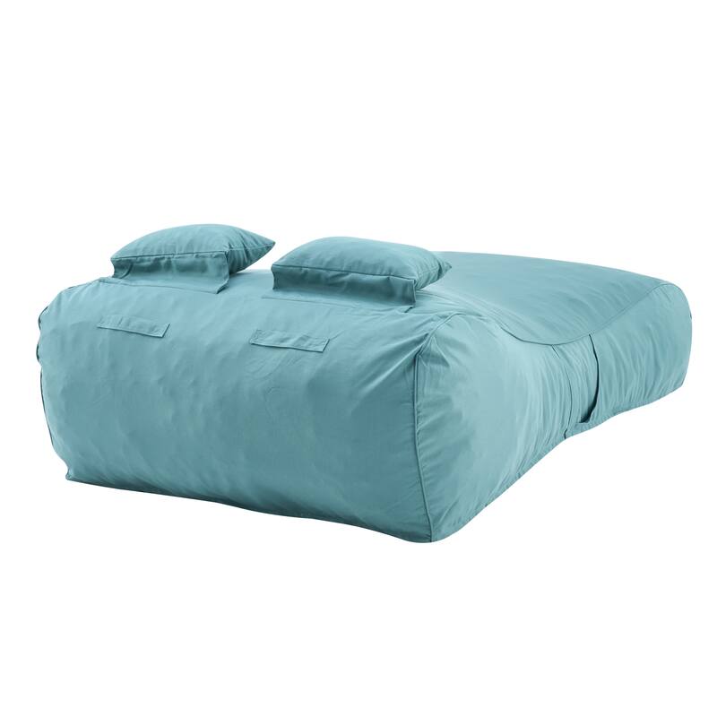 Christopher Knight Home - Lemoore Casual Outdoor Upholstered Bean Bag Daybed