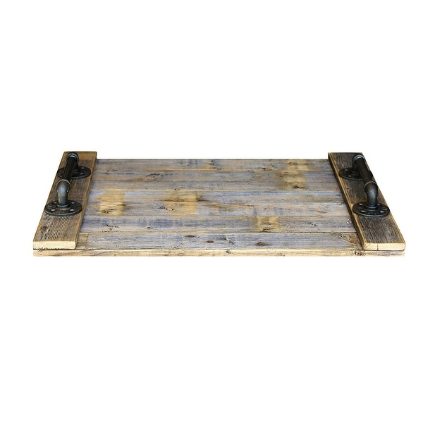 30 Inch White Washed Solid Wood Noodle Board Stovetop Cover, Decorative  Oversized Kitchen Serving Tray