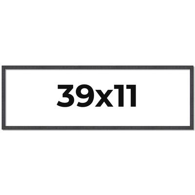 39x11 Frame Brown Picture Frame - Complete Modern Photo Frame Includes
