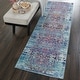 preview thumbnail 28 of 49, Nourison Vintage Kashan Distressed Medallion Area Rug 2' x 6' - Blue/Multi - Runner