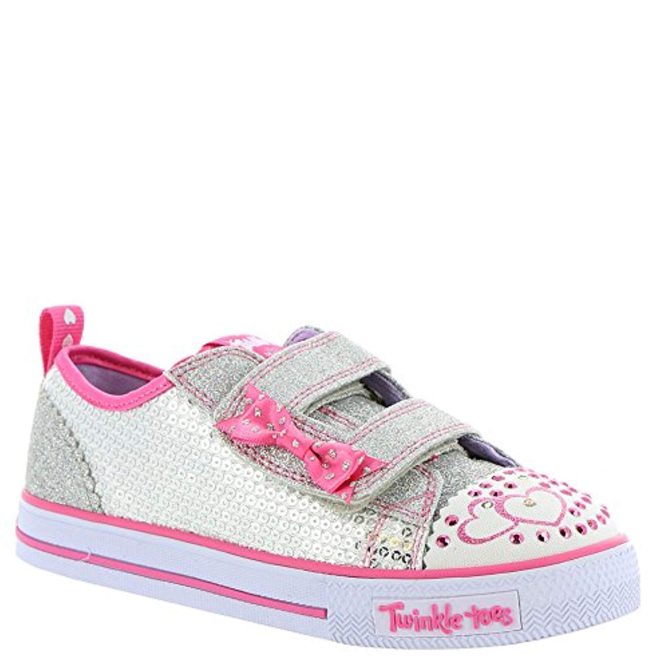 Shop Skechers Twinkle Toes Shuffles Itsy Bitsy Girls Light Up