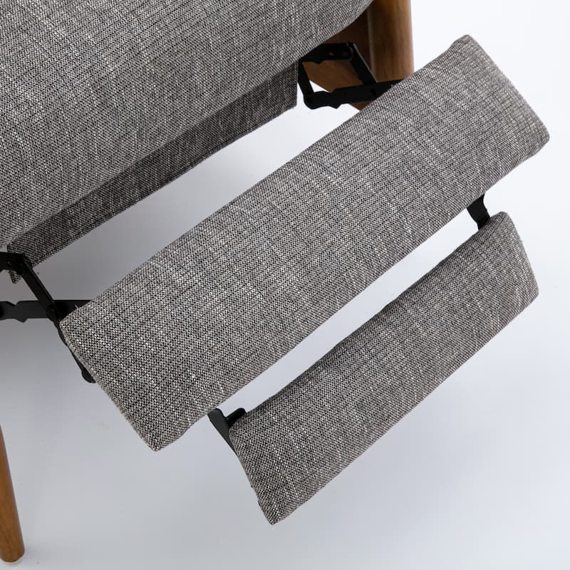 Taylor Wood Arm Push Back Recliner in Performance Fabric by Greyson Living