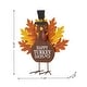 preview thumbnail 51 of 53, Glitzhome Thanksgiving Wooden Turkey Table Decor Wall Hanging Signs