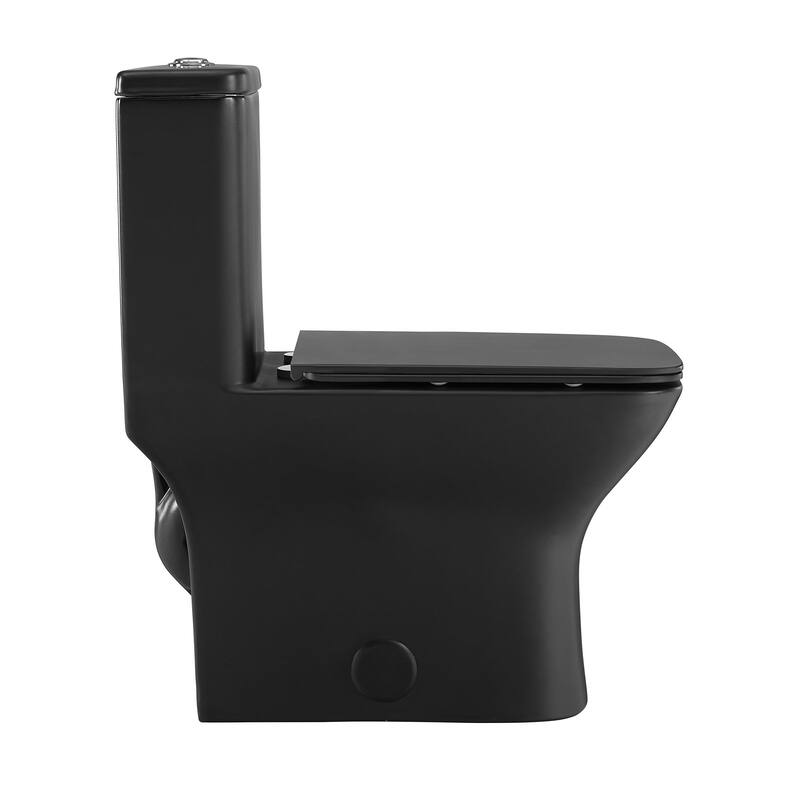 Carré One-Piece Square Toilet Dual-Flush 1.1/1.6 gpf with 10" Rough-In