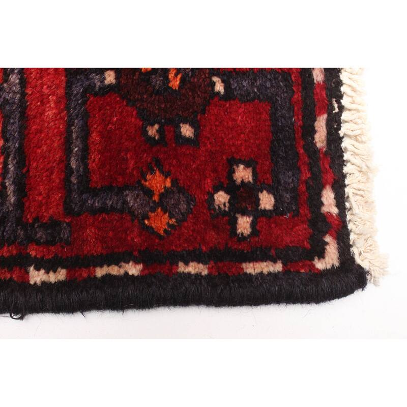 ECARPETGALLERY Hand-knotted Anadol Navy Wool Rug - 3'7 x 11'2